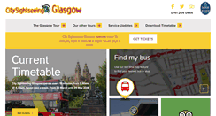 Desktop Screenshot of citysightseeingglasgow.co.uk